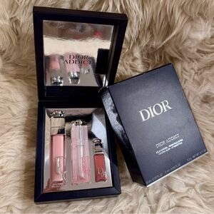 NEW NIB Dior Addict Natural glow lip essentials gift set original
